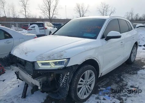 2019 Audi Q5 45 Premium из США, поврежденный, VIN WA1BNAFY2K2019728